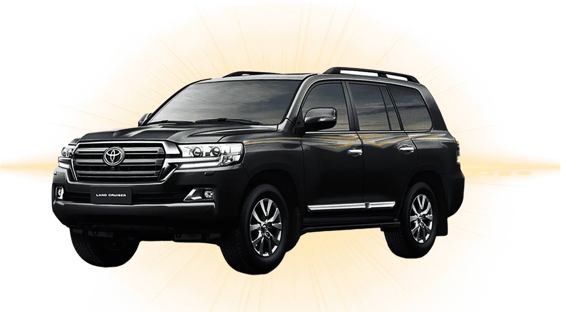 Toyota Land Cruiser V8 for rent in karachi